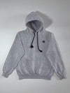 Champion Grey Embroidered Logo Pullover Hoodie (S)