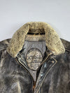 Vintage Ochnik Shearling-Collar Pure Leather Jacket (Xl/2Xl)