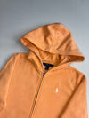 Polo Ralph Lauren Zip-Up Fleece Hoodie – Peach (XS)