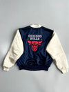 Vintage Chicago Bulls Satin Varsity Bomber (XL)