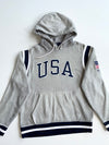 Polo Ralph Lauren USA Flag Fleece Hoodie – Heather Grey(M)