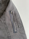 Levi’s Charcoal Grey Field Jacket with Plaid Flannel Lining(L)