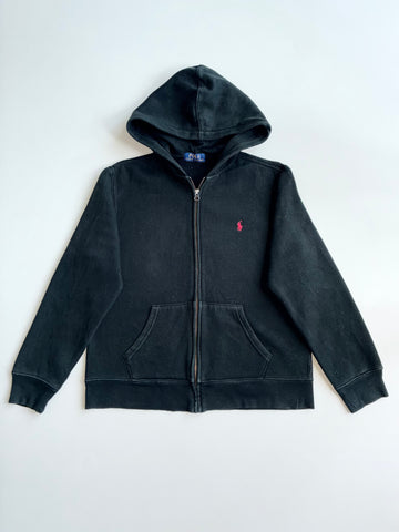 Polo Ralph Lauren Pony Logo Zip-Up Hoodie – Black(S)