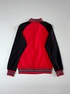 Champion Colorblock Varsity Jacket Red/Black,(S)