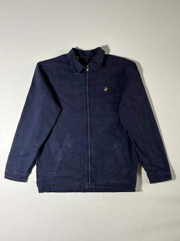Beverly Hills Polo Club Flannel-Lined Harrington Jacket – Navy (L)