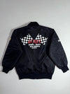 Bullrot "Army of Dogz" Black Bomber Jacket – Benetton F1 Racing Patches (XL)