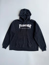 Thrasher | Black Skateboard Magazine Hoodie | (XL)
