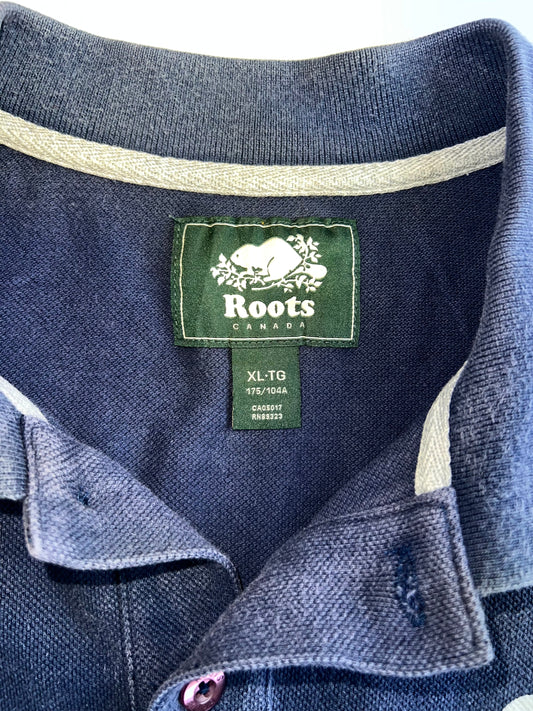 Roots Canada Navy Polo Shirt (XL)