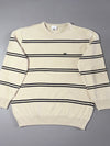 Vintage Lacoste Striped Cotton Knit Sweater (L)