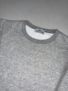 Stone Island Grey Melange Crewneck Sweatshirt with Compass Badge (S)