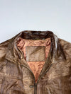 L Torelli Collezione Pure Leather Bomber Jacket (M)