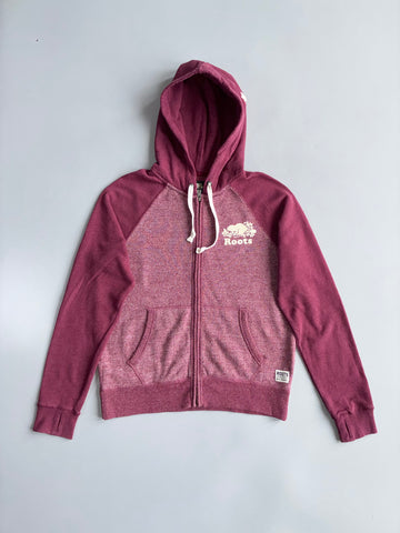 Roots Canada Beaver Logo| Maroon Melange (M)
