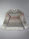 Lacoste Fair Isle Wool Blend Knit Sweater (S)