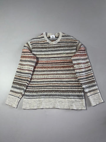 Lacoste Fair Isle Wool Blend Knit Sweater (S)