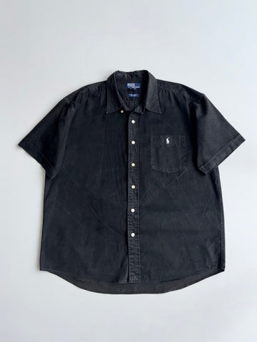 Polo Ralph Lauren Faded Black Short Sleeve Shirt (XL)