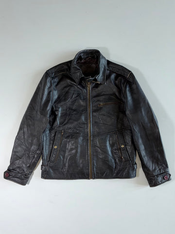 Vintage Premium Original Bomber Leather Jacket (L)