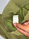 Champion Embroidered Script Logo Hoodie Olive Green (M)