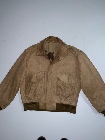 ZSuper   premium  (RARE) Hunt Club OG Original Sued Leather Jacket (M/L)
