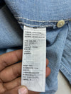 Vintage Abercrombie And Fitch Chambray Band Collar Shirt (L)