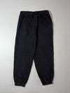 Vintage Puma Black Fleece Jogger Sweatpants (W:30) (L:37)