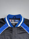 Vintage Reebok Philadelphia 76ers NBA Team Jacket – Black & Royal Blue (2XL)