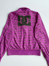 Y2K DC Shoes Reversible Monogram Bomber Jacket Women's (S)