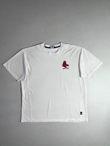 MLB Boston Red Sox White Logo T-Shirt (2XL)