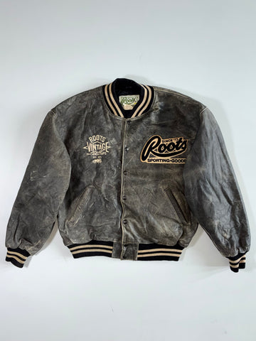 Roots Sporting Goods Distressed Varsity Jacket (L/XL)