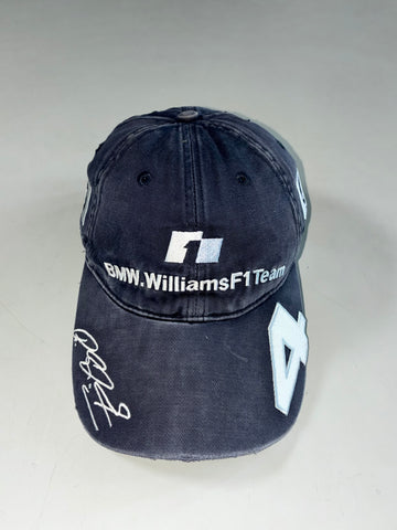 Vintage BMW Williams F1 Team HP Sponsor Signature Cap (Adjustable)