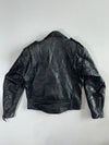 Wilsons Black Leather Belted Moto Jacket (S/M)