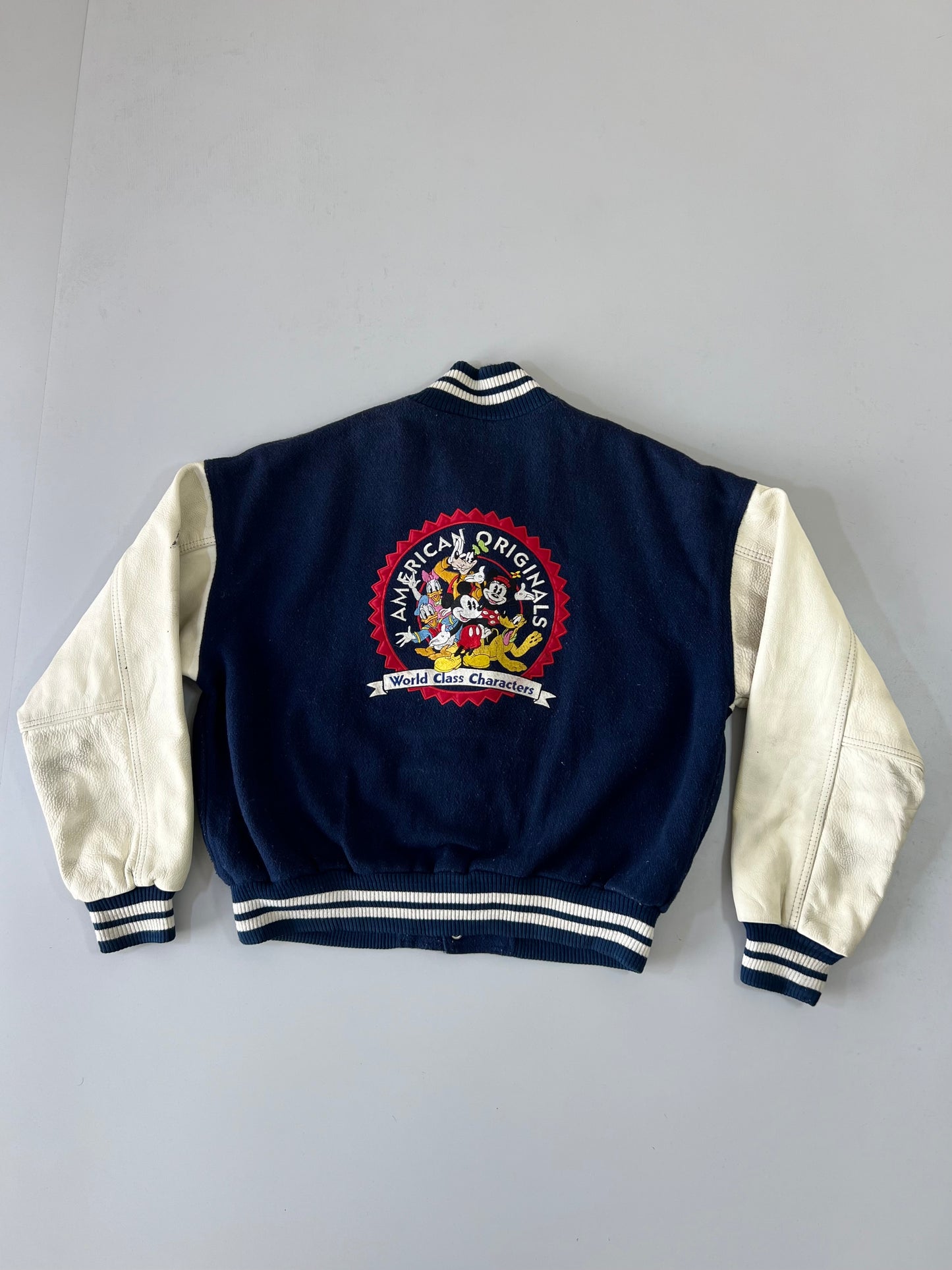 !                                                                                                                                                                                    (RARE) Vintage Walt Disney Studios Editions Jacket Originals Leather (M/L)