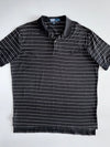 Polo Ralph Lauren Vintage Black Pinstripe Polo T-Shirt (2XL)