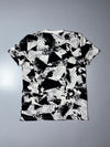 Jizo “Stay Weird” Abstract Print T-Shirt – Black/White (M)