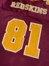 Vintage Redskins #81 NFL Jersey – Maroon/Gold (SportsFan tag) (xL)
