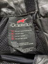 Alpinestars Genuine Leather Armored Motorcycle Racing Pants – Black Knee padded (W:38) (L:38)