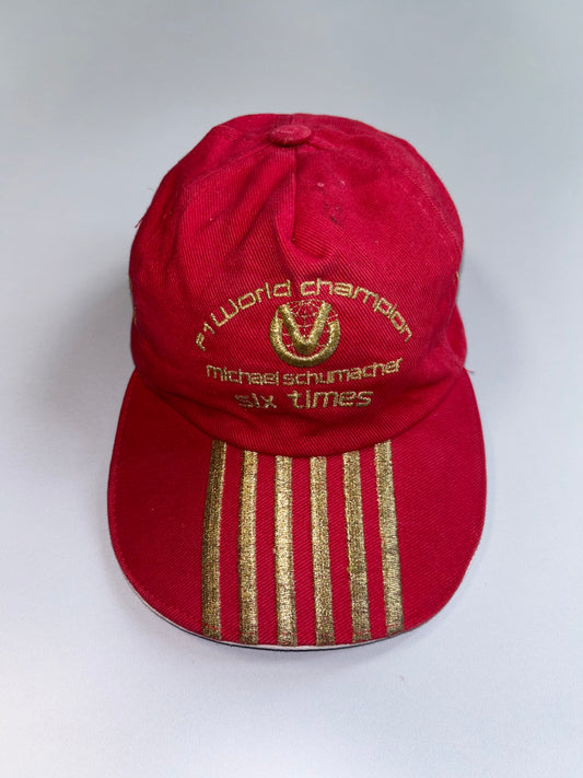 Michael Schumacher F1 Six Times World Champion Cap (Adjustable)
