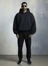 Premium Cozy Boxy Fit 350 Gsm Over Sized Hoodie (Brand New| DDA Original) Navy blue