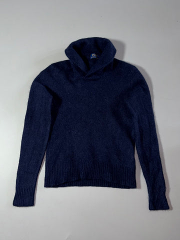 Polo Ralph Lauren Navy Shawl Collar Knit Sweater Women’s(XXS)