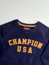 Champion USA Spellout Raglan Sweatshirt  Navy (S)
