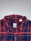 Levi’s Red & Navy Plaid Flannel Shirt(Xl)
