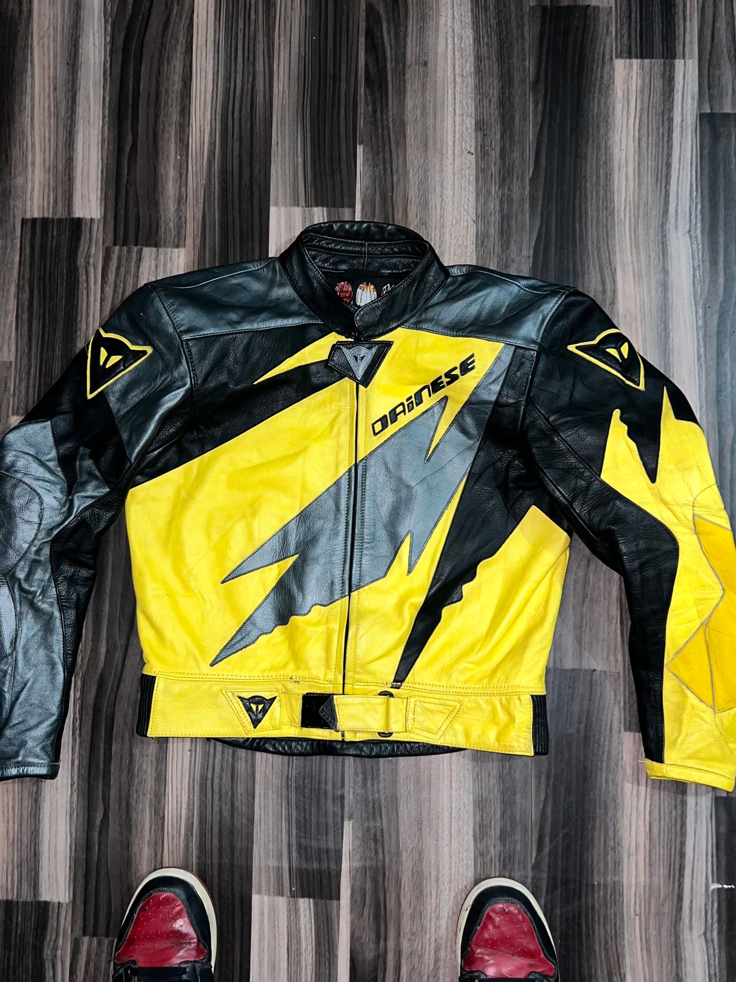 ZDAINSE Original Leather Biker Jacket (RARE) with padding (S)
