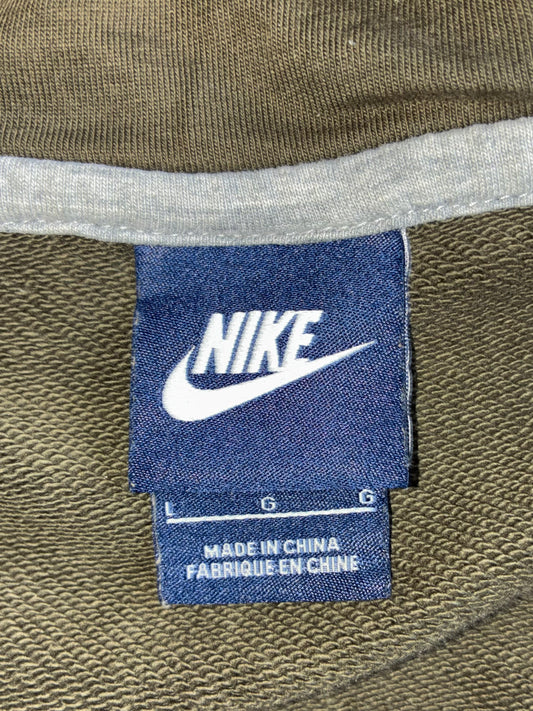 Nike | Olive Green Zip Hoodie (L)