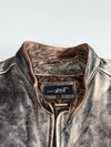 Black Rivet Premium Original Pure Heavy Leather Jacket (M)