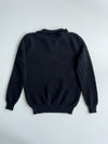 Polo by Ralph Lauren Black Lambswool Quarter Zip Sweater (M)