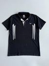 Nike Vintage Striped Polo Black White (L)