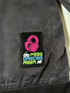New Balance Pink/Black Colorblock Hooded Windbreaker Jacket (S)