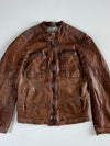 Chevignon Premium Original Bomber Leather Jacket (S/M)