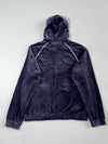 Vintage Puma Navy Velour Zip-Up Hoodie (S)