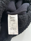 National Geographic Black Sherpa Fleece Crewneck Pullover (S/M)