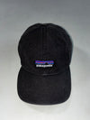 Patagonia P-6 Logo Patch Washed Black Cotton Cap (Adjustable)